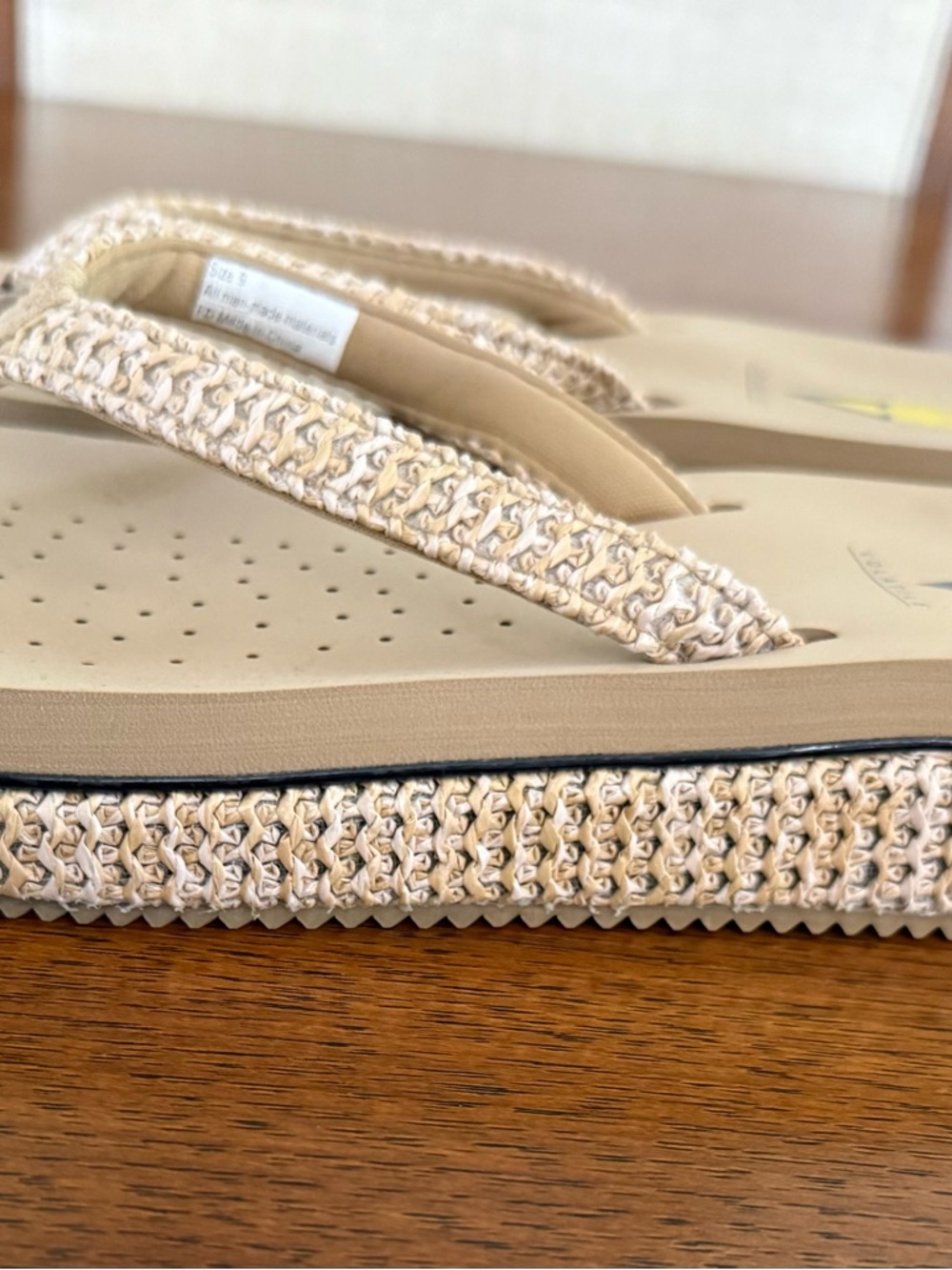 Volatile Palau Natural Raffia Flip Flop - Picture 8 of 11